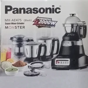 Panasonic MX-AE475 (Black) Super Mixer Grinder (Monster)-23000RPM